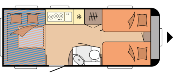 Denní pohled - DE LUXE 515 UHL